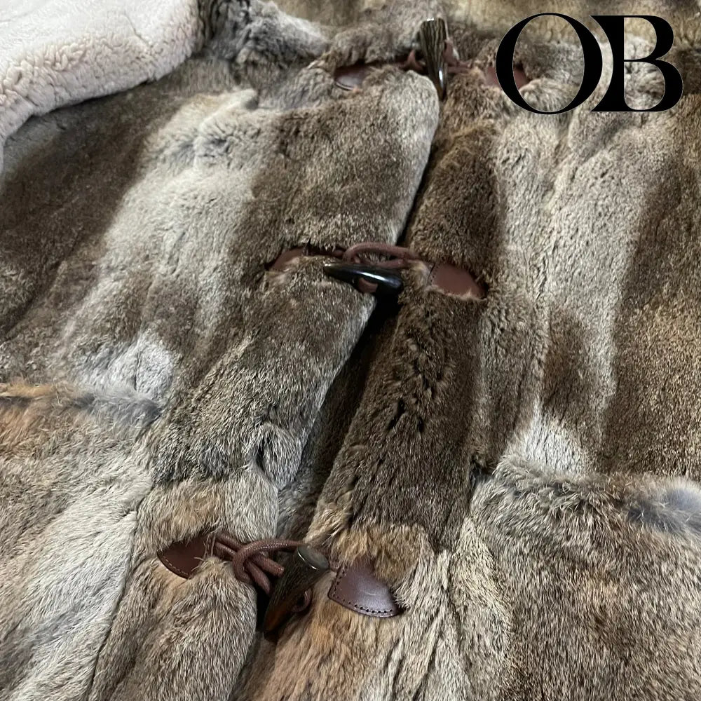 Maison Margiela Multi-Fur Coat 48 tops