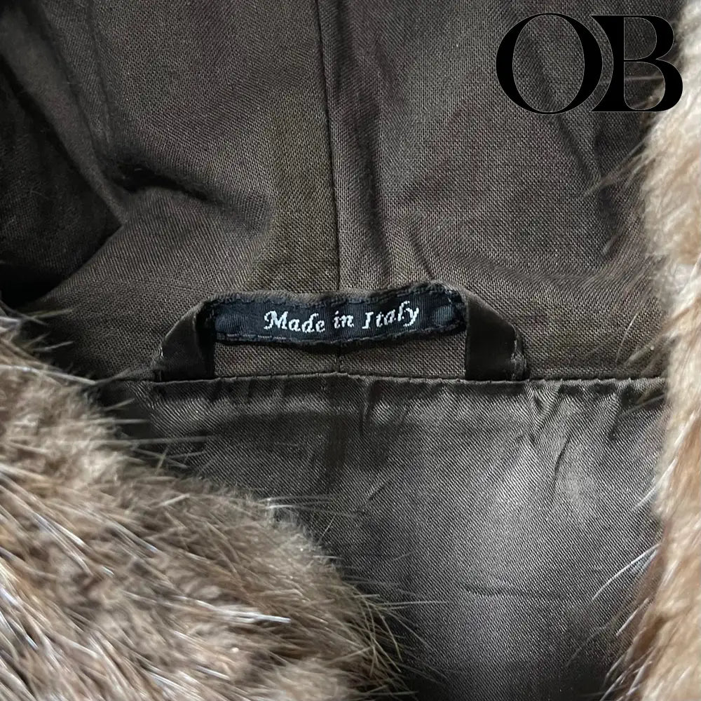 Maison Margiela Multi-Fur Coat 48 tops