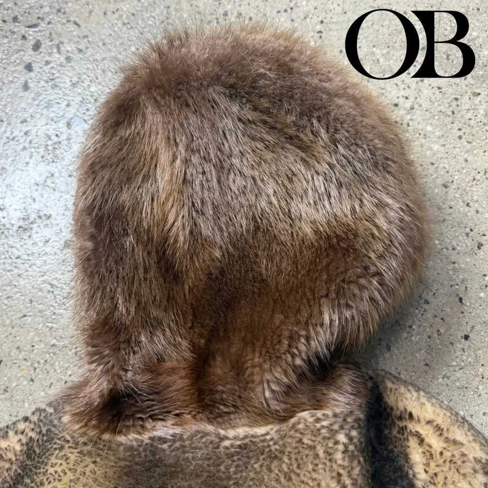 Maison Margiela Multi-Fur Coat 48 tops