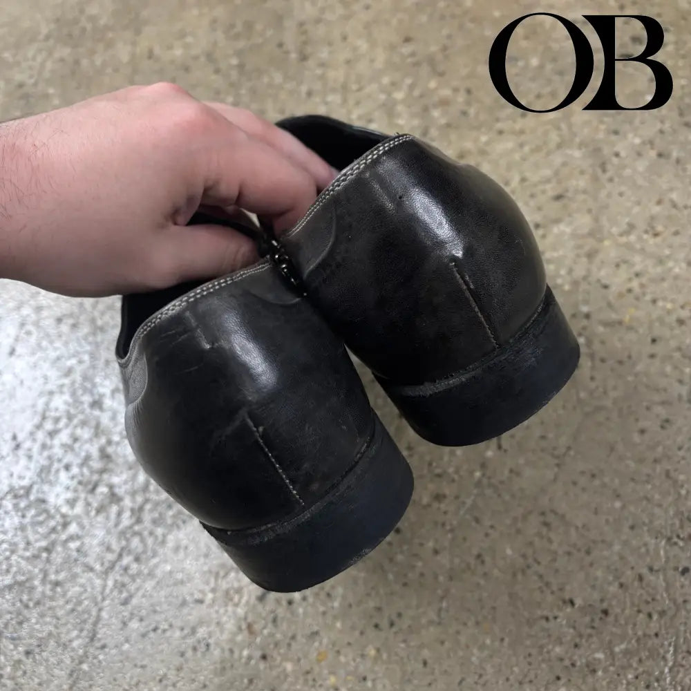 Mihara Yasuhiro Embossed Leather Dress Shoes