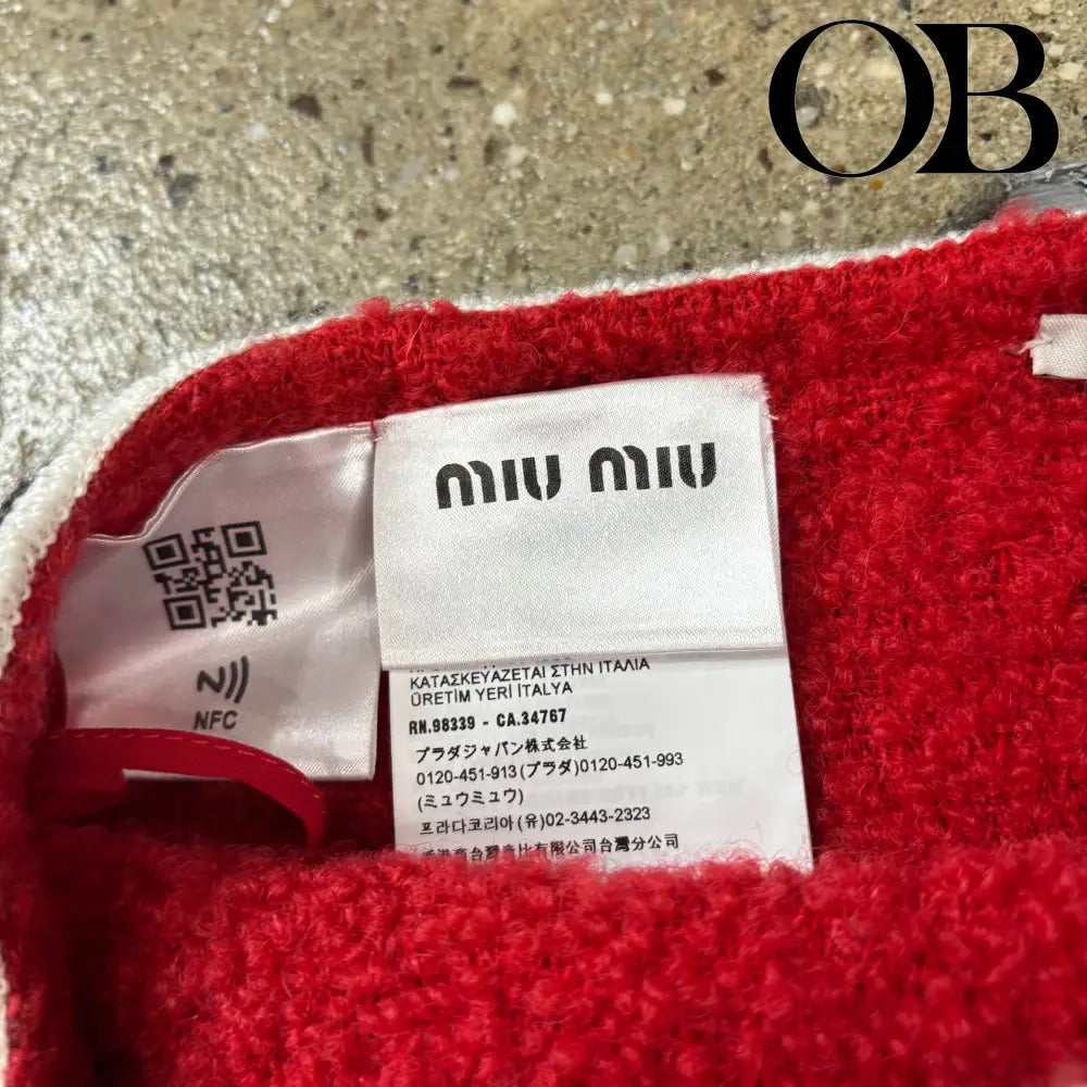 Miu Miu Boucle Skirt 36 bottoms