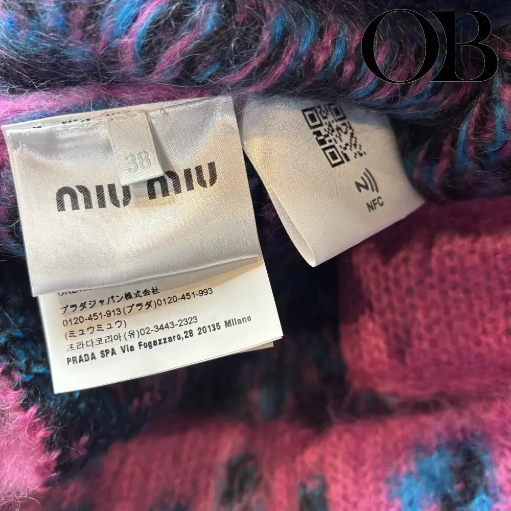 Miu Miu Mohair Cardigan S tops