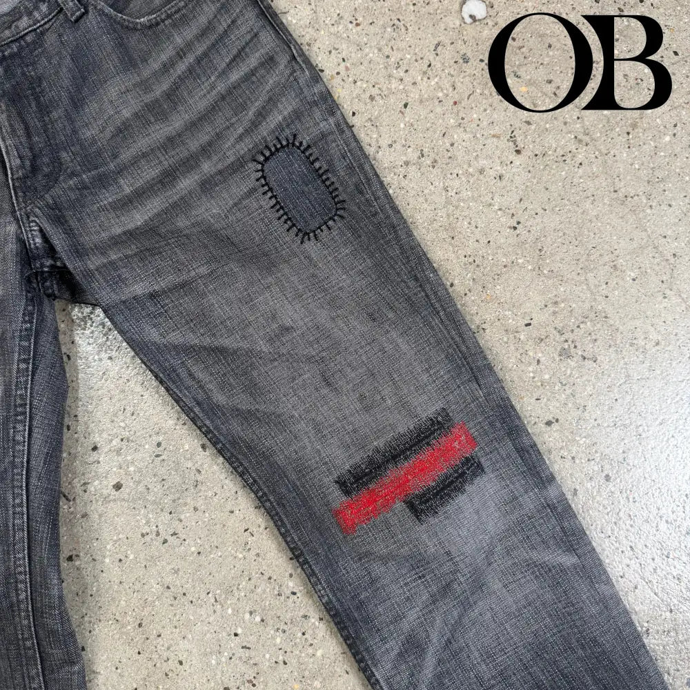 Number Nine “Nightcrawler” Scab Jeans 32 bottoms