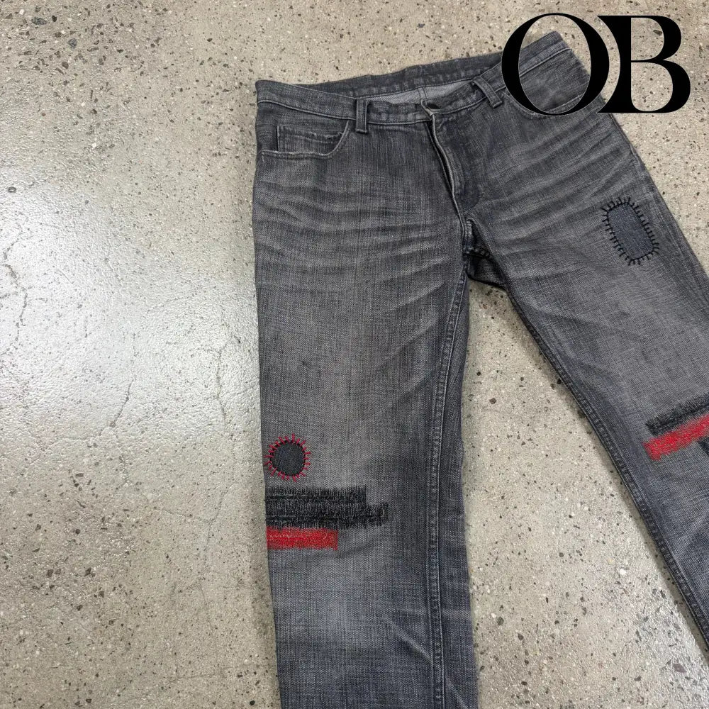 Number Nine “Nightcrawler” Scab Jeans 32 bottoms