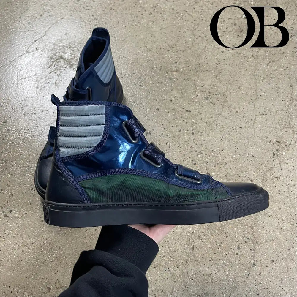 Raf Simons Velcro High-Top Sneakers 44 footwear