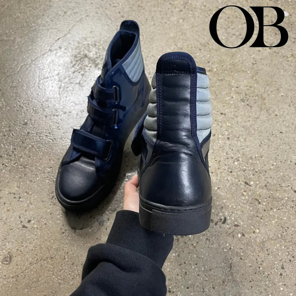 Raf Simons Velcro High-Top Sneakers 44 footwear