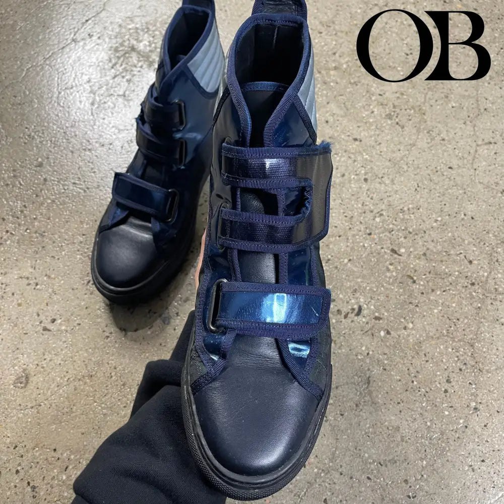 Raf Simons Velcro High-Top Sneakers 44 footwear