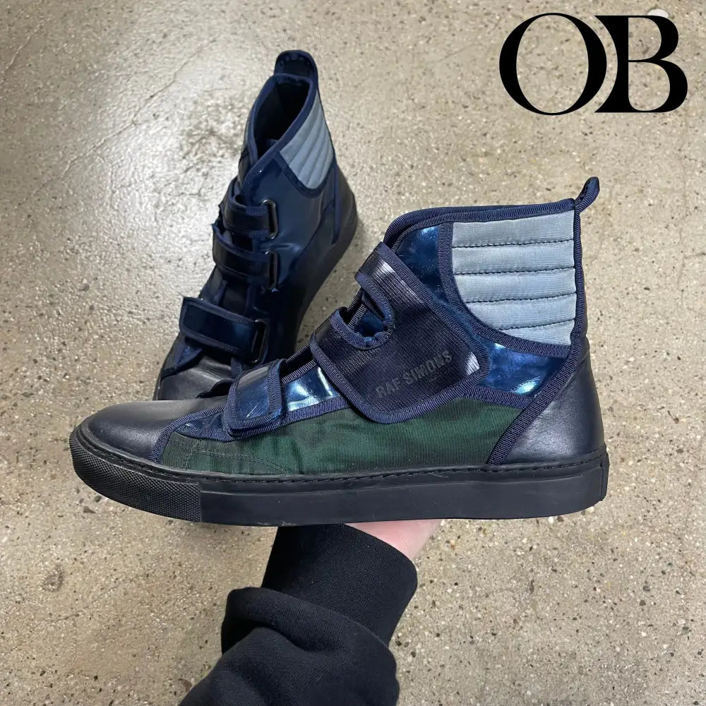 Raf Simons Velcro High-Top Sneakers 44 footwear