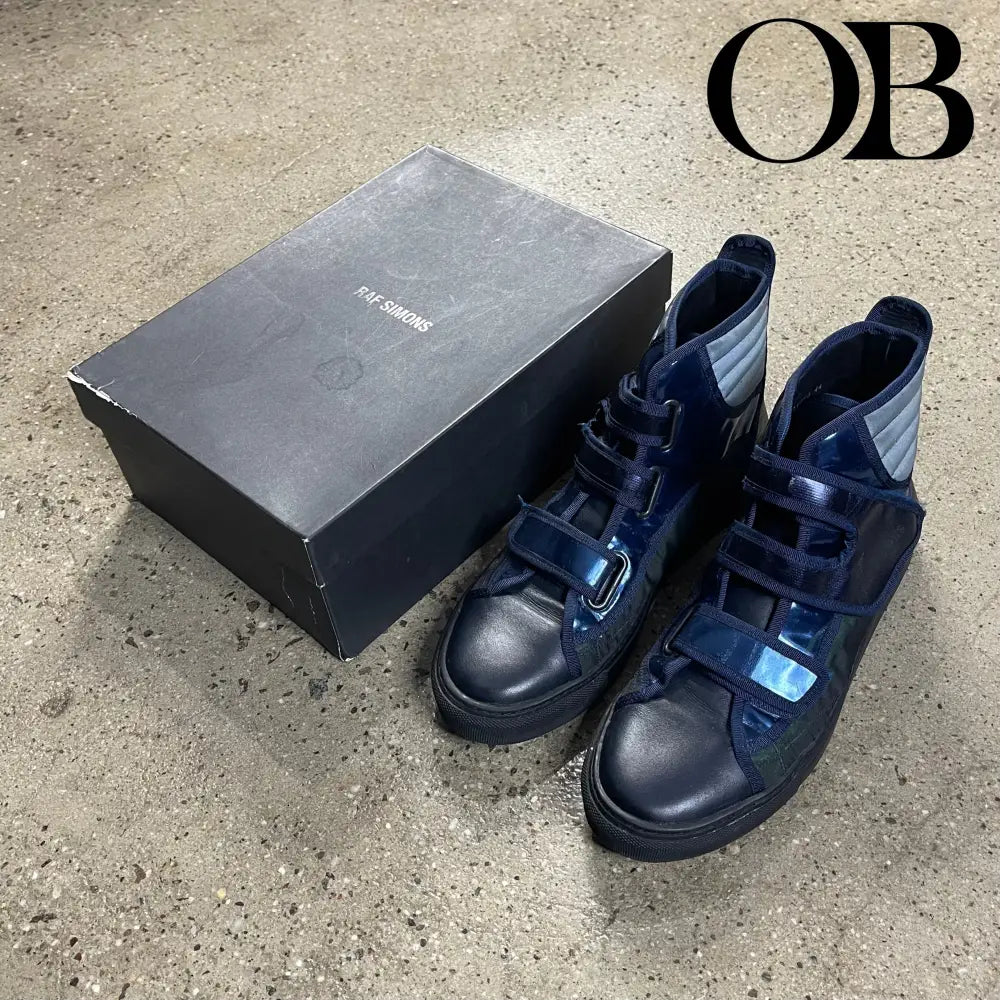 Raf Simons Velcro High-Top Sneakers 44 footwear