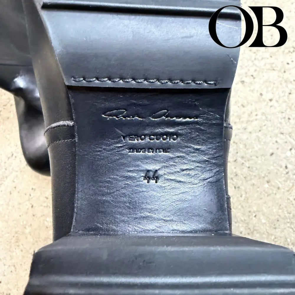 Rick Owens Bauhaus Balast Pull-On Boots 44 footwear