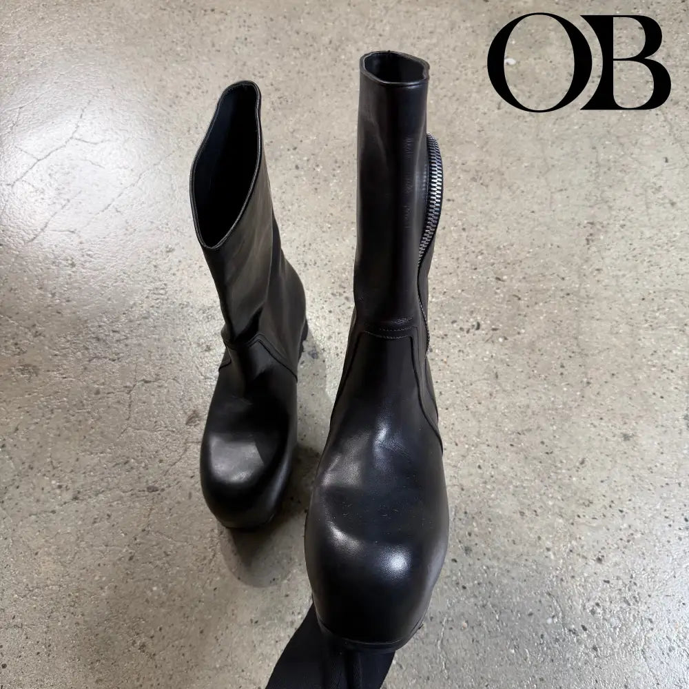 Rick Owens Bauhaus Balast Pull-On Boots 44 footwear