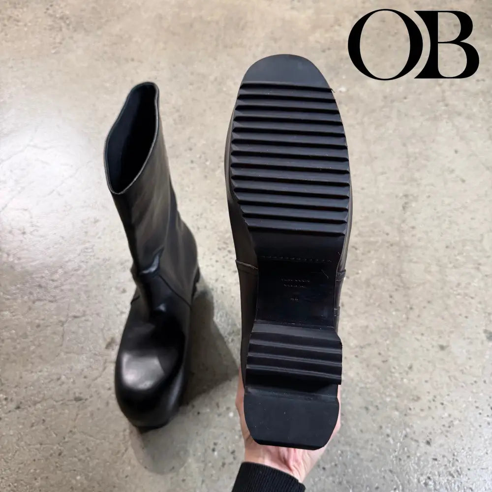 Rick Owens Bauhaus Balast Pull-On Boots 44 footwear