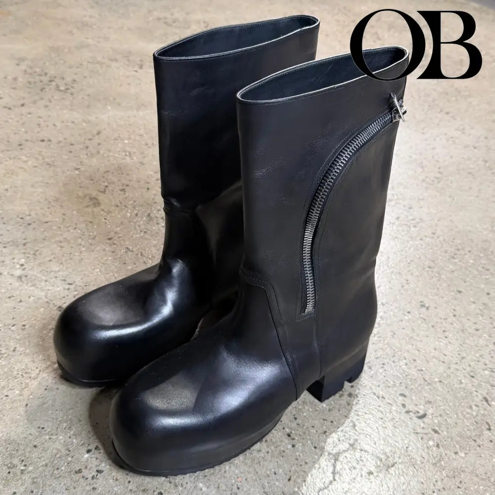 Rick Owens Bauhaus Balast Pull-On Boots 44 footwear