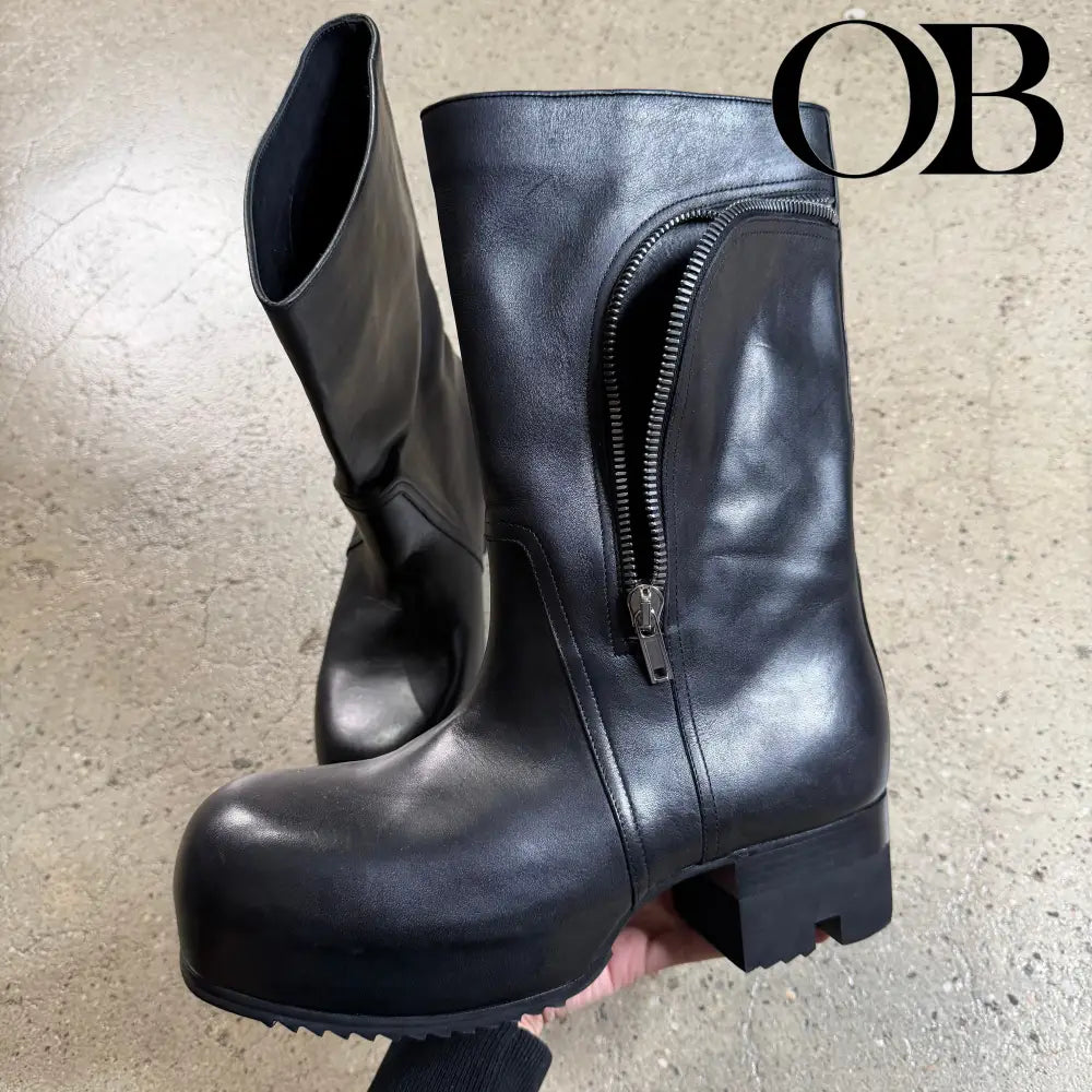 Rick Owens Bauhaus Balast Pull-On Boots 44 footwear