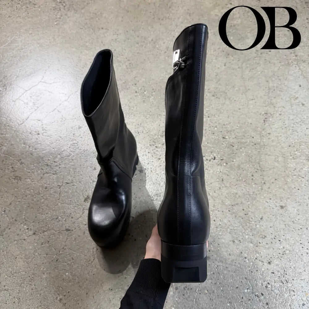 Rick Owens Bauhaus Balast Pull-On Boots 44 footwear