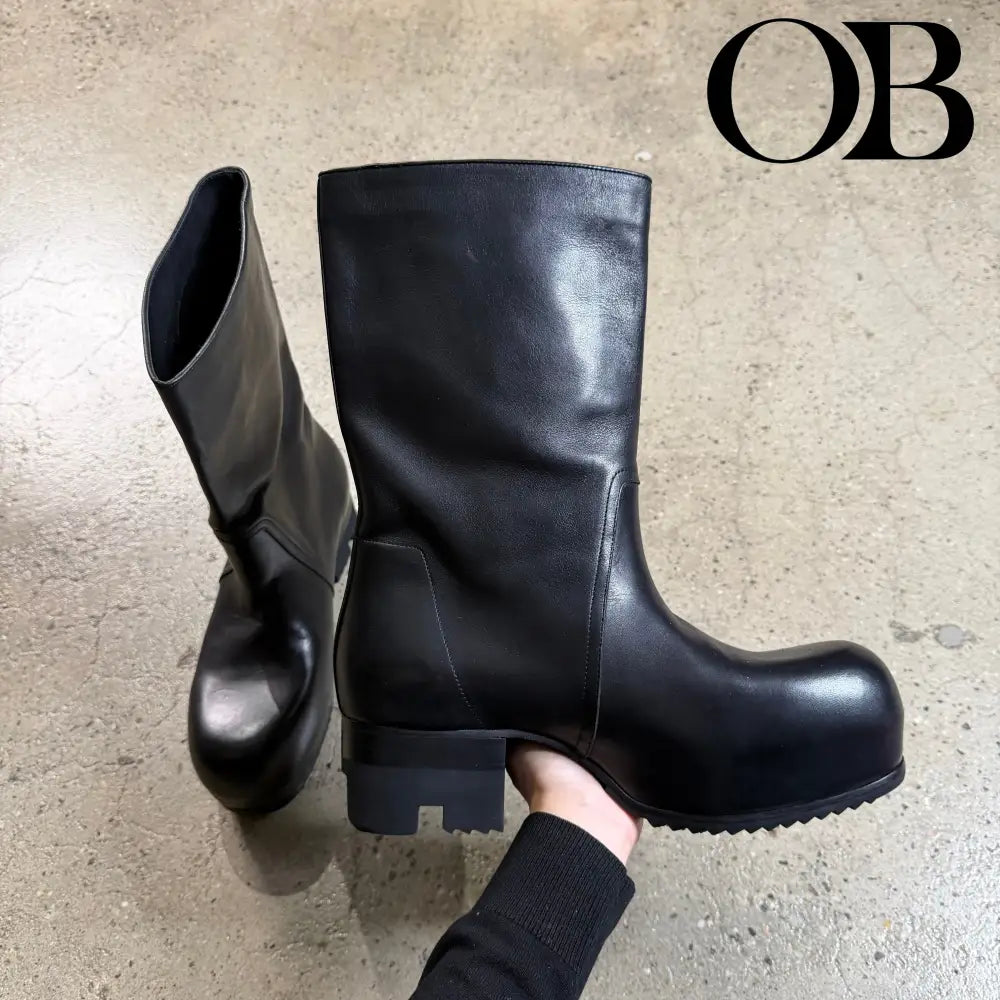 Rick Owens Bauhaus Balast Pull-On Boots 44 footwear