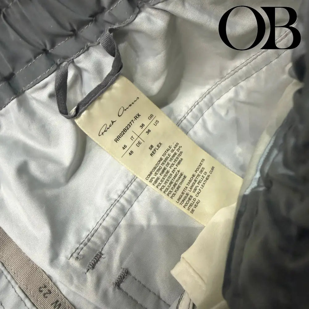 Rick Owens Bauhaus Cargo Pants 46 bottoms