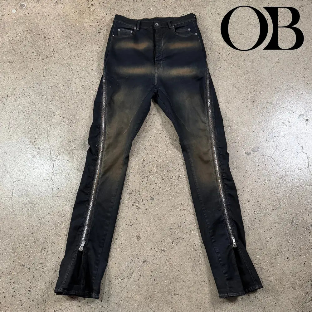 Rick Owens Bolan Flared Banana Jeans 34 bottoms