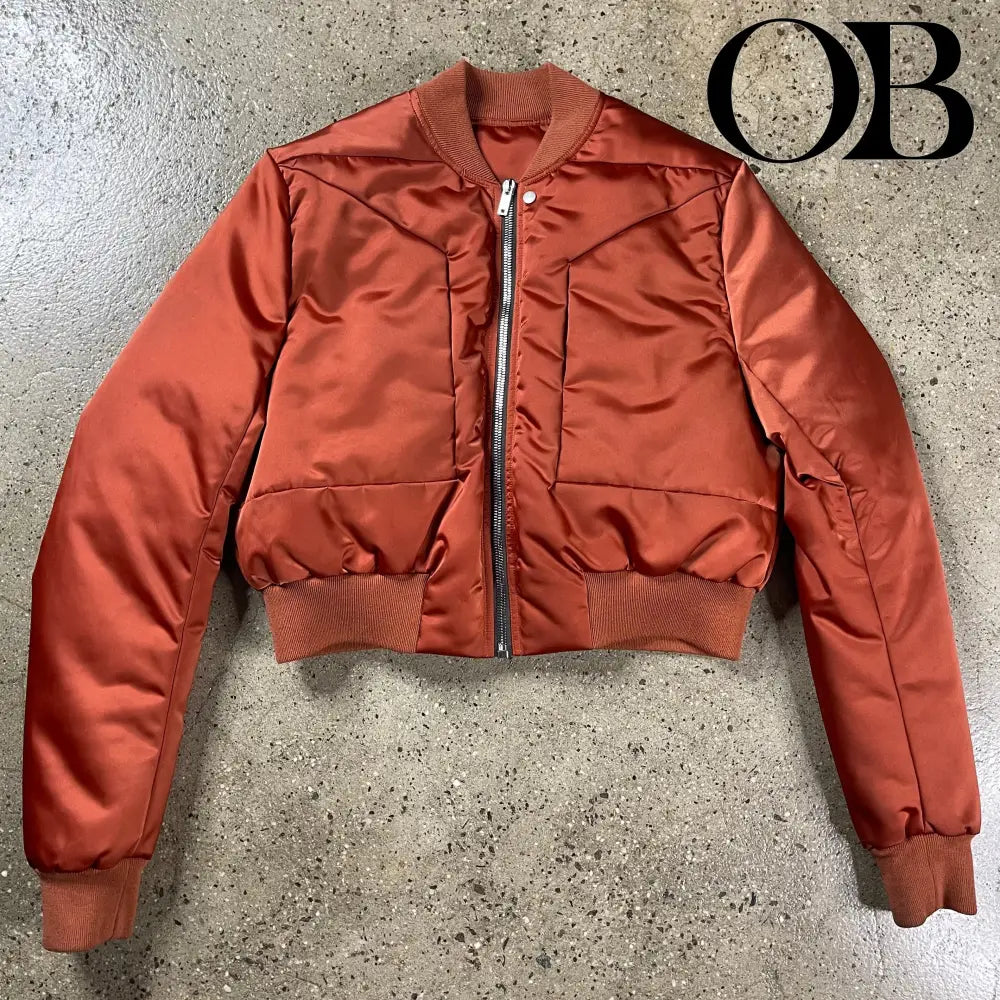 Rick Owens Cropped Bomber Jacket