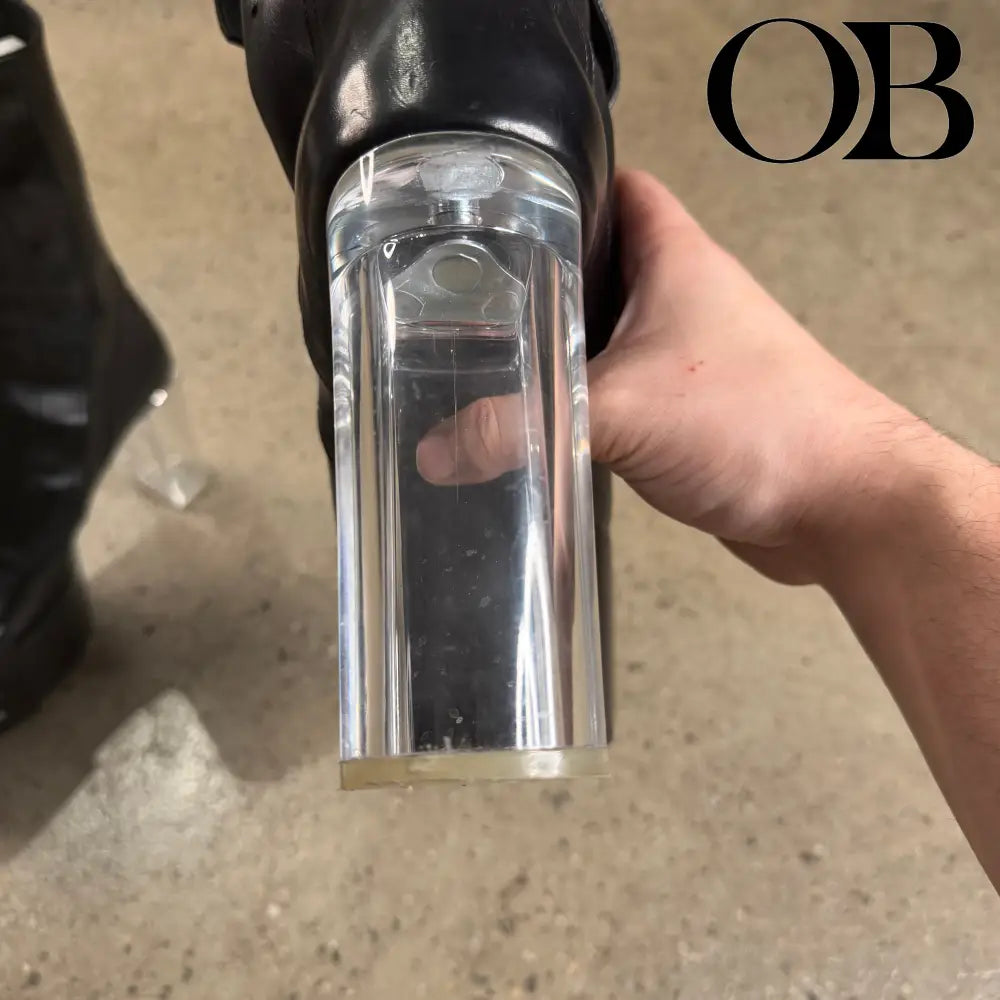 Rick Owens Fogpocket Beveled Kiss Boot 42 footwear