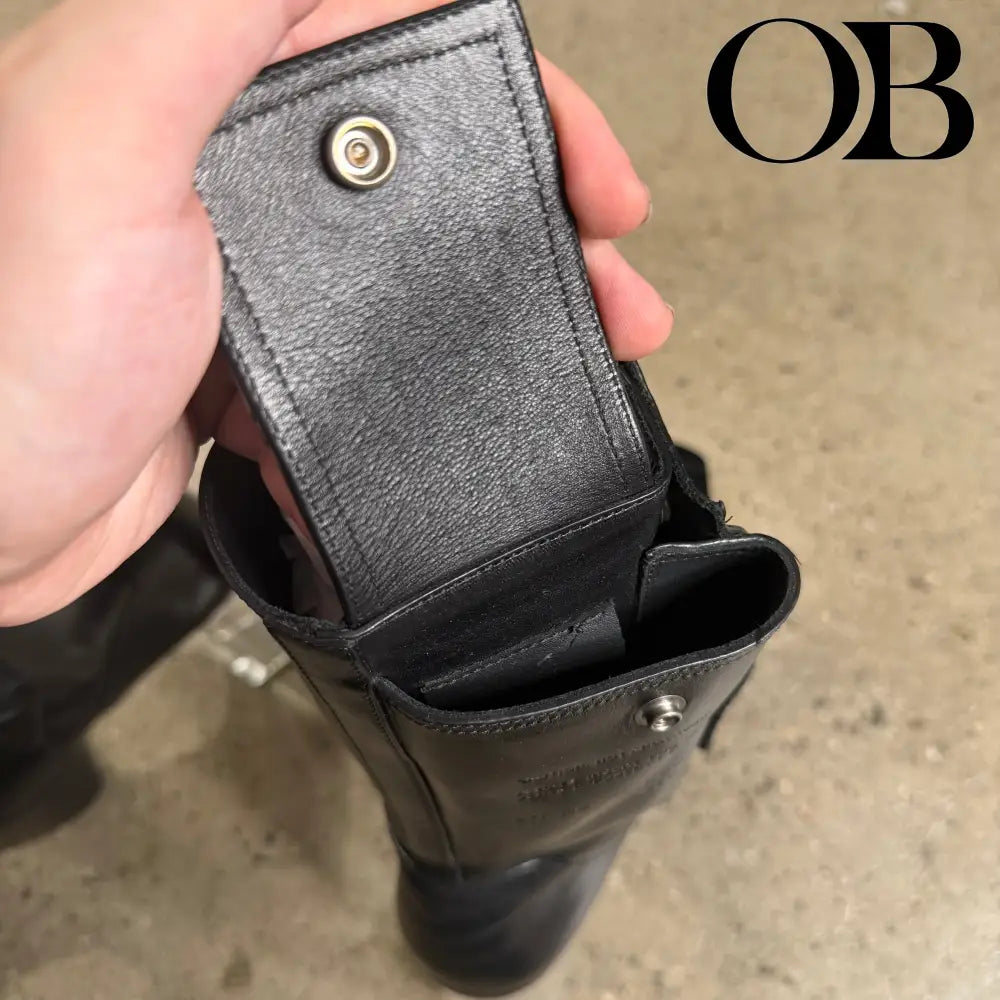 Rick Owens Fogpocket Beveled Kiss Boot 42 footwear