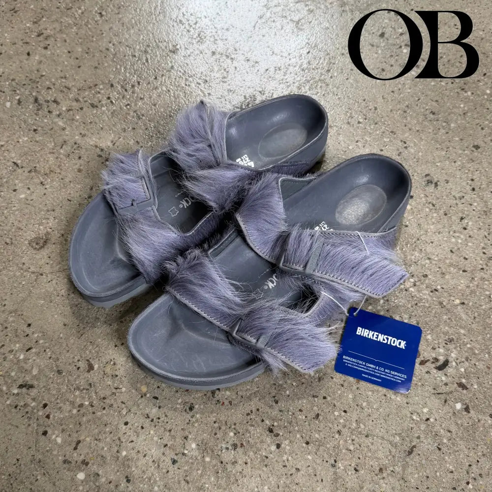 Rick Owens Fur Birkenstocks 42 footwear