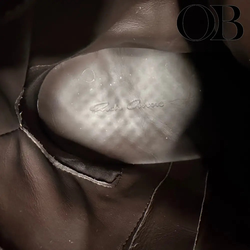 Rick Owens Geobasket Sneakers (Brown) 44 footwear