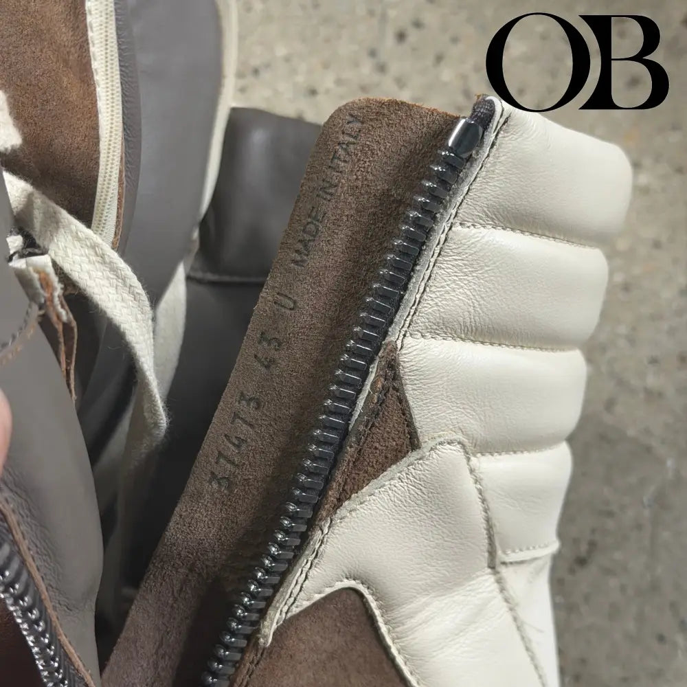 Rick Owens Geobaskets (Brown Suede) 43 footwear