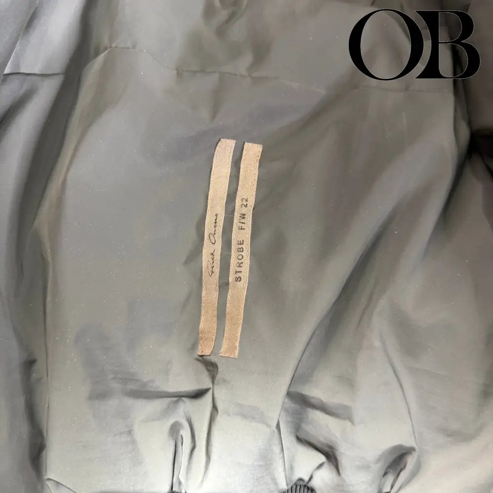 Rick Owens Girdered Cropped Bomber Jacket 40 outerwear