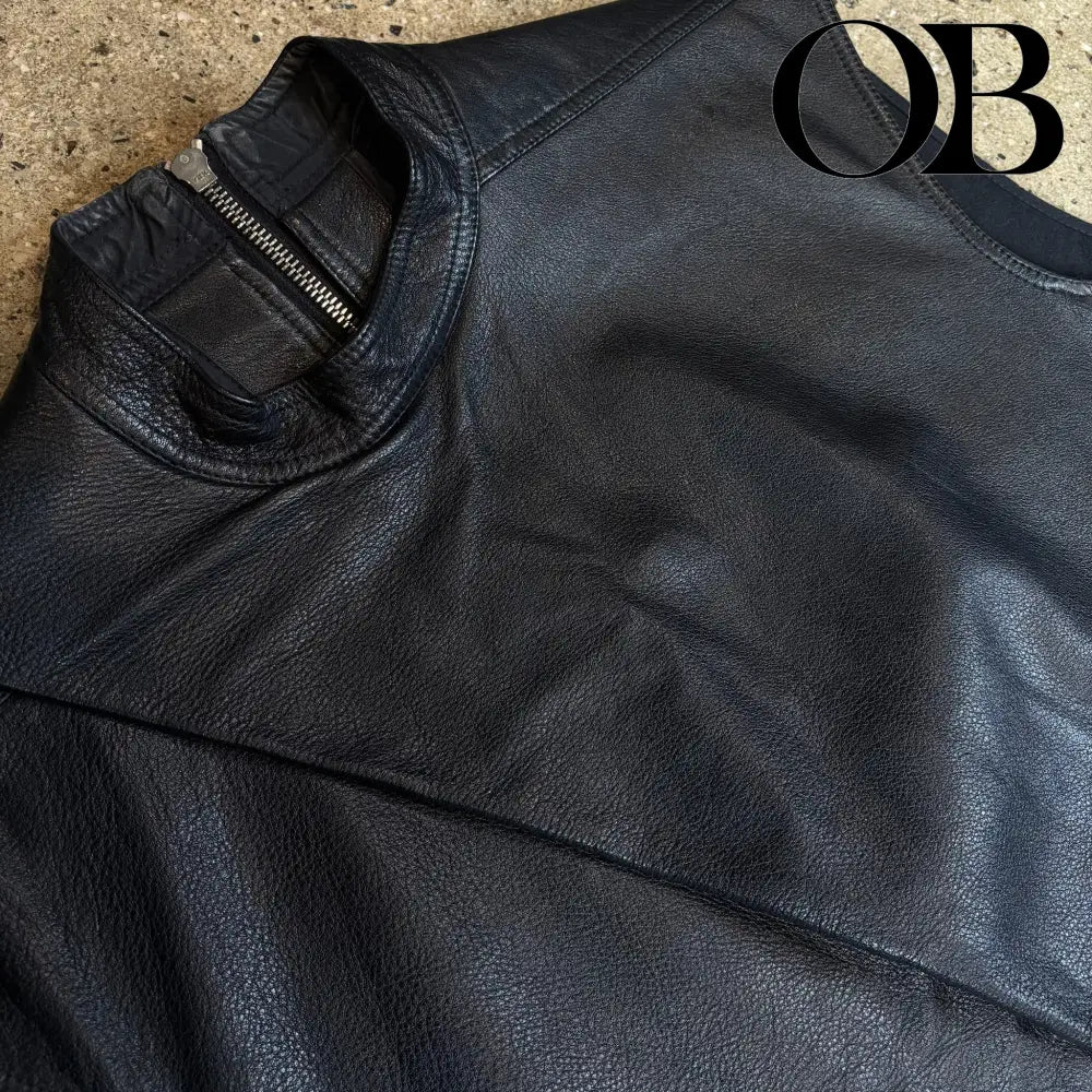 Rick Owens Leather Runway Vest M tops