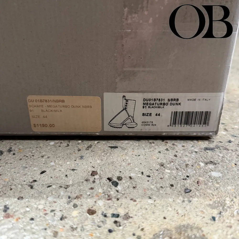 Rick Owens Megaturbo Hoof Dunk 44 footwear