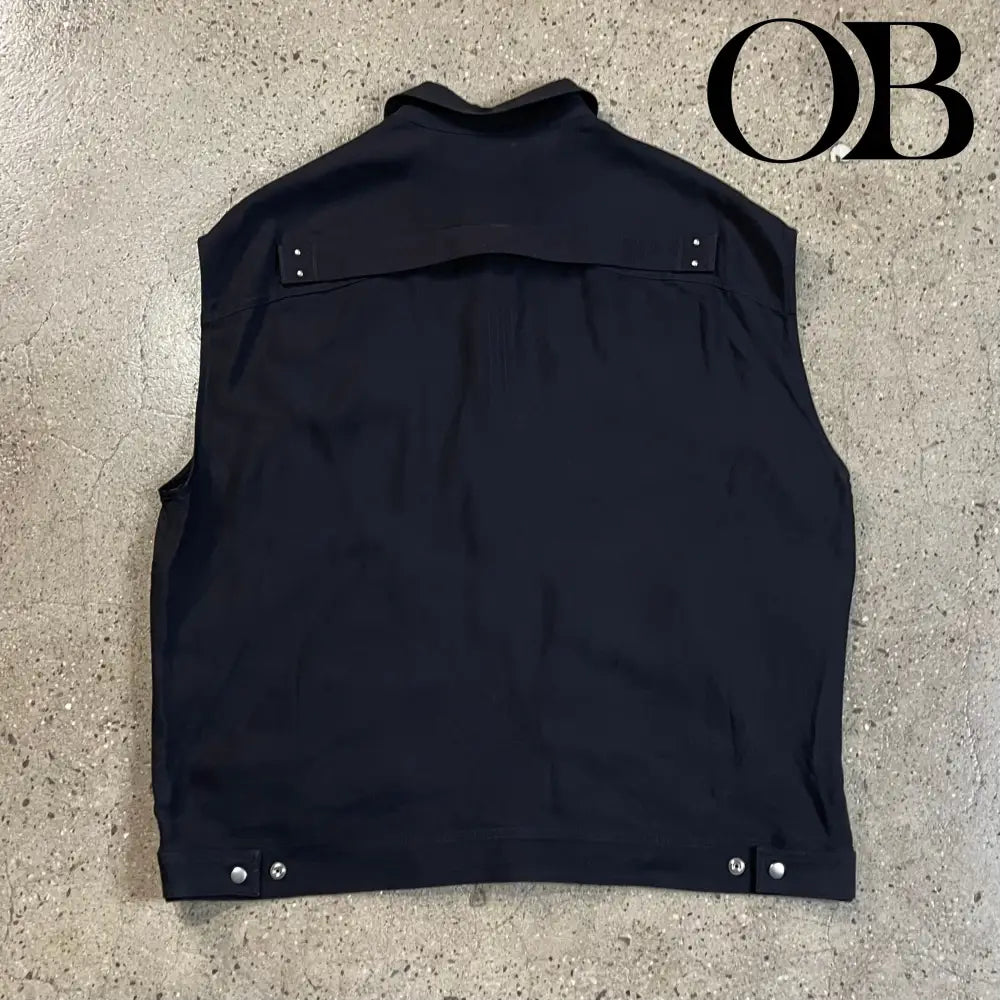 Rick Owens Phlegethon Button Up Vest 52 outerwear