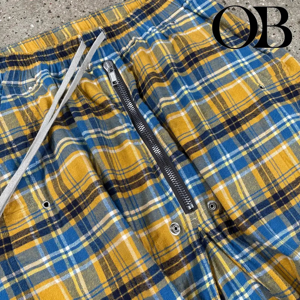 Rick Owens Plaid Trousers 48 bottoms