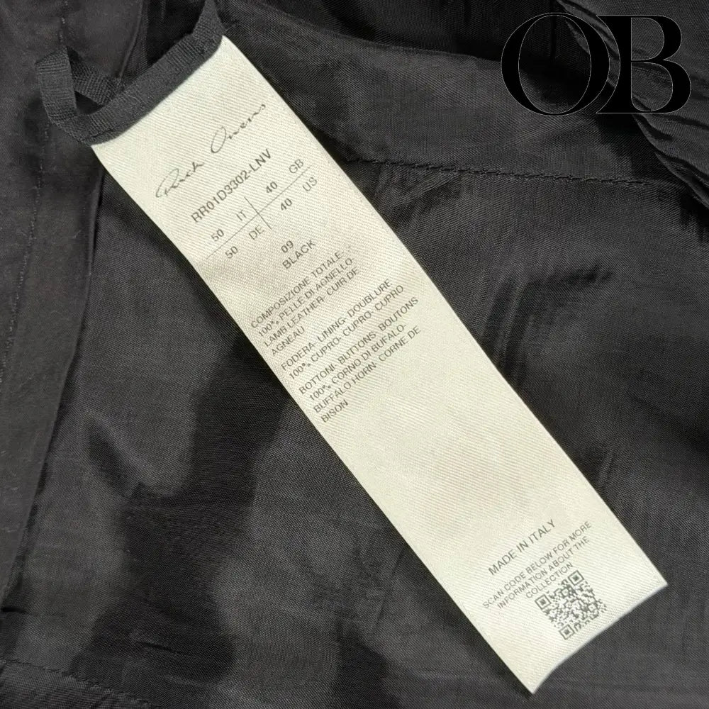 Rick Owens Slivered Leather Pants 32 bottoms