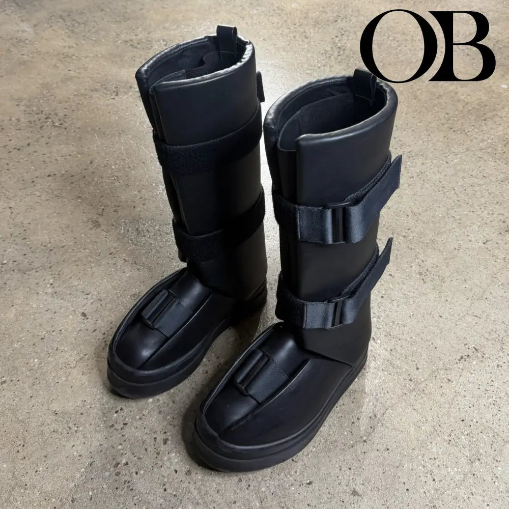 Rick Owens Splint Knee High Boots 43 footwear