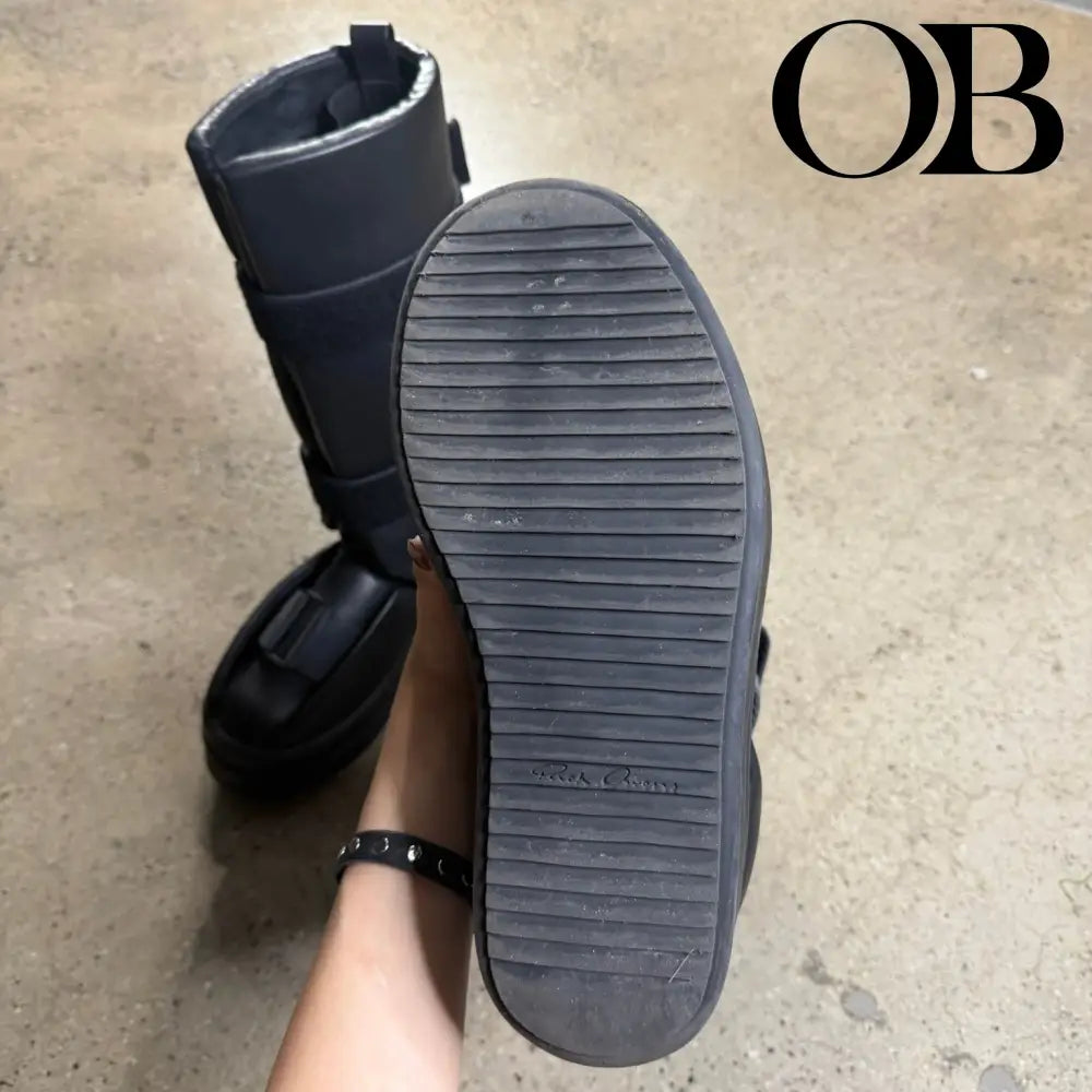 Rick Owens Splint Knee High Boots 43 footwear
