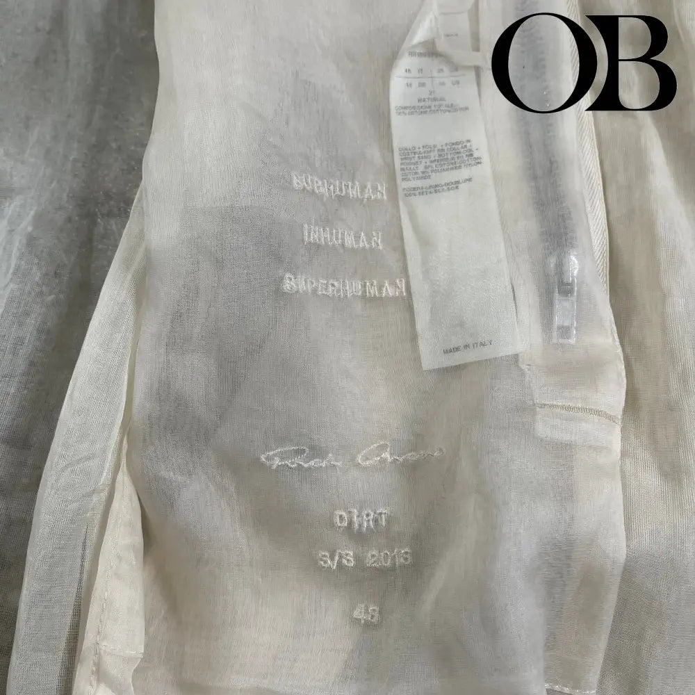 Rick Owens SS18 Light Bomber 48 outerwear