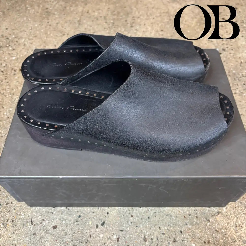 Rick Owens Wooden Clogs 43 footwear