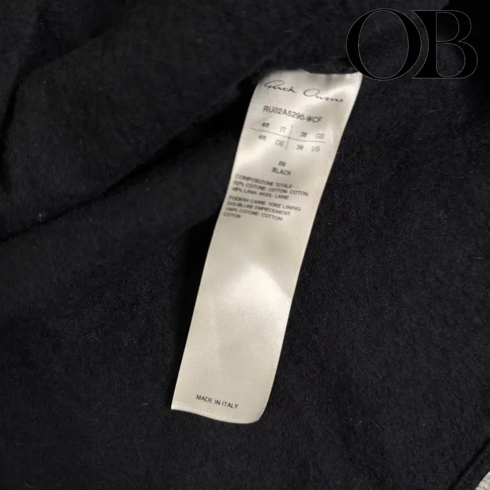 Rick Owens Wool Button Up 48 tops