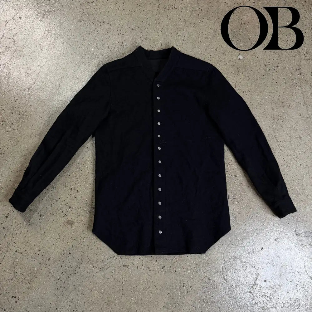 Rick Owens Wool Button Up 48 tops