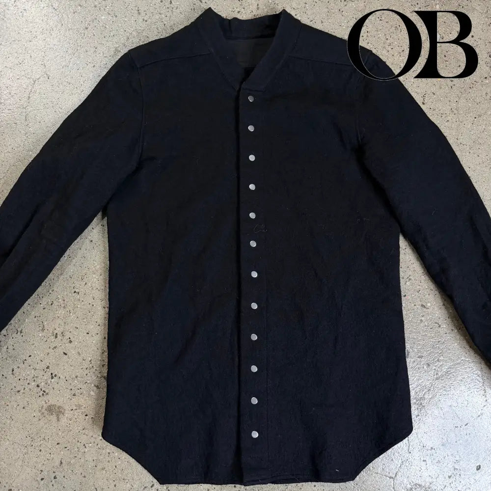 Rick Owens Wool Button Up 48 tops