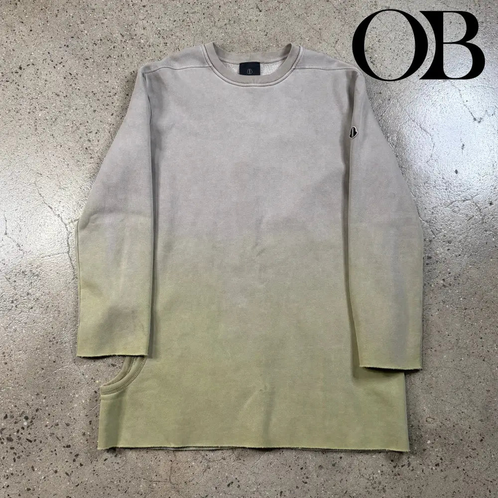 Rick Owens X Moncler “SubHuman” Cutout Sweater XL tops
