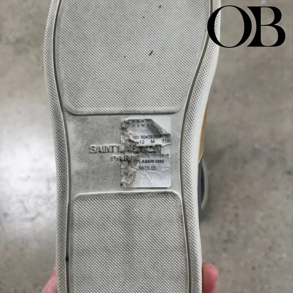 Saint Laurent SL-10H Court High Sneakers 45 footwear