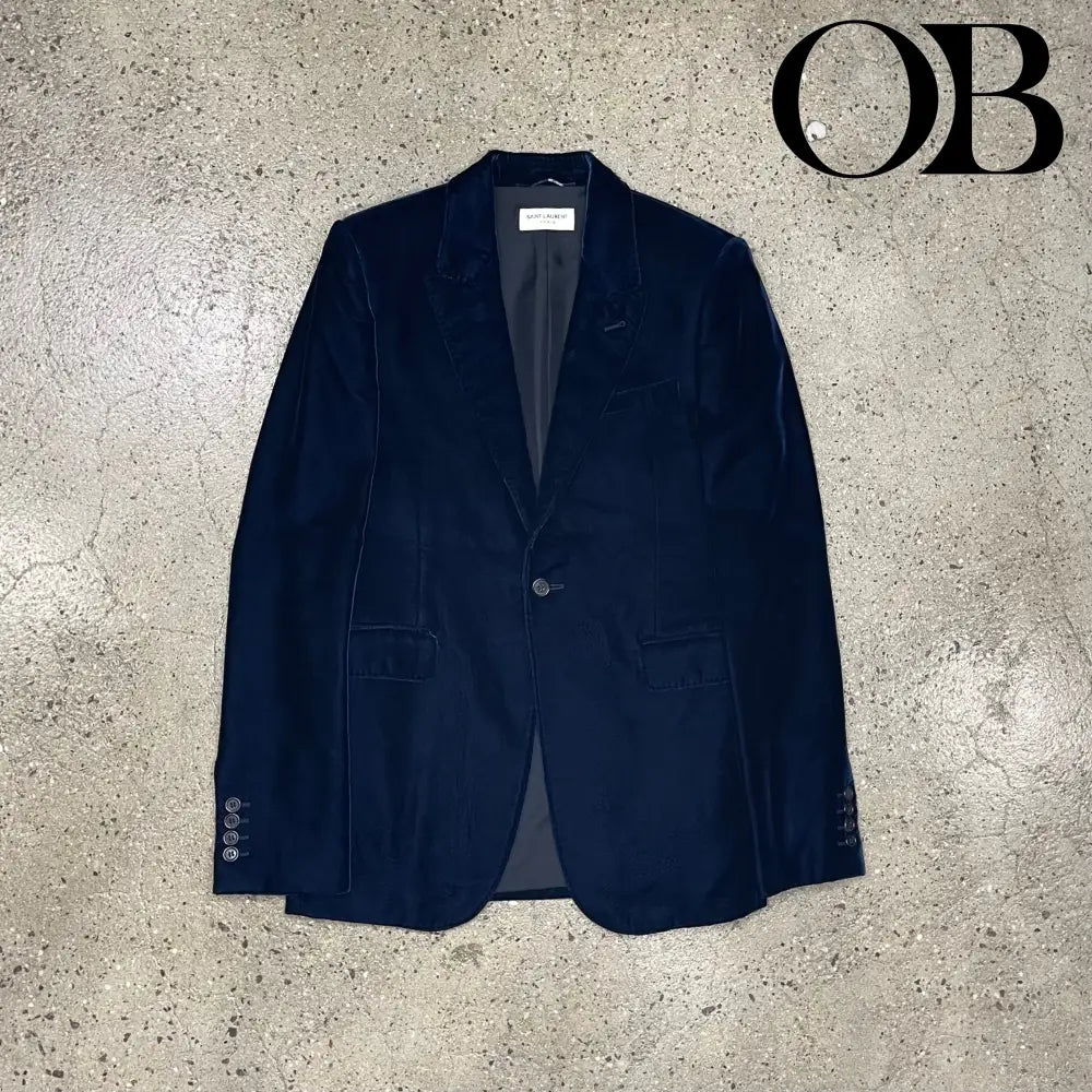 Saint Laurent Velvet Blazer S outerwear