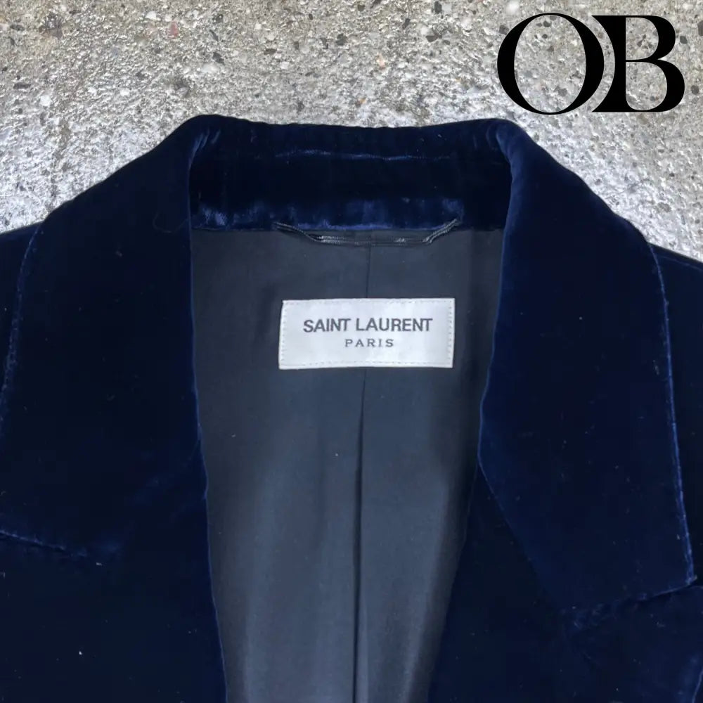 Saint Laurent Velvet Blazer S outerwear
