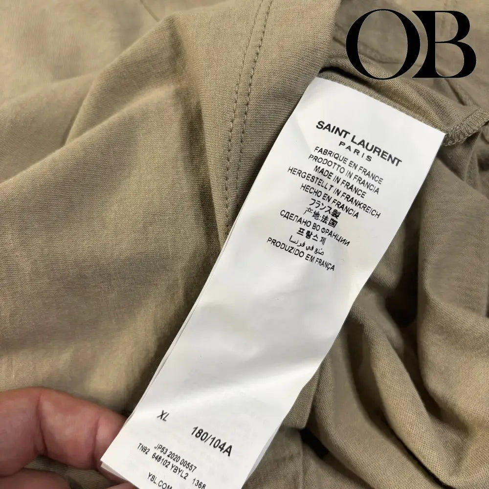 Saint Laurent  Vintage Style Logo Tee