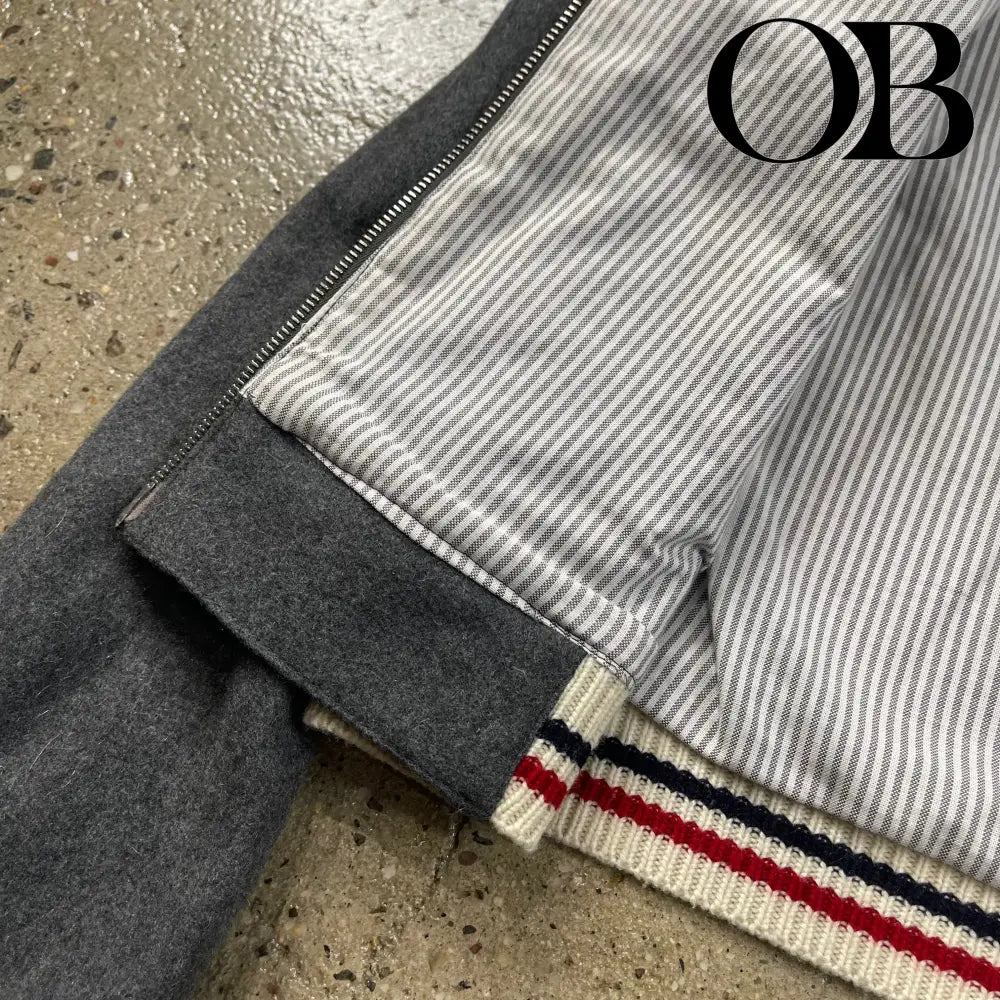 Thom Browne  Cashmere Padded Shoulder Jacket