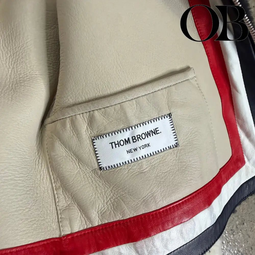 Thom Browne Shearling Cropped Jacket 42 outerwear