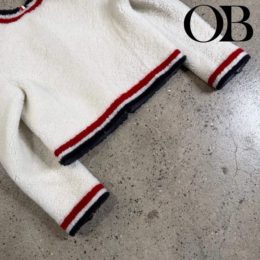 Thom Browne Shearling Cropped Jacket 42 outerwear