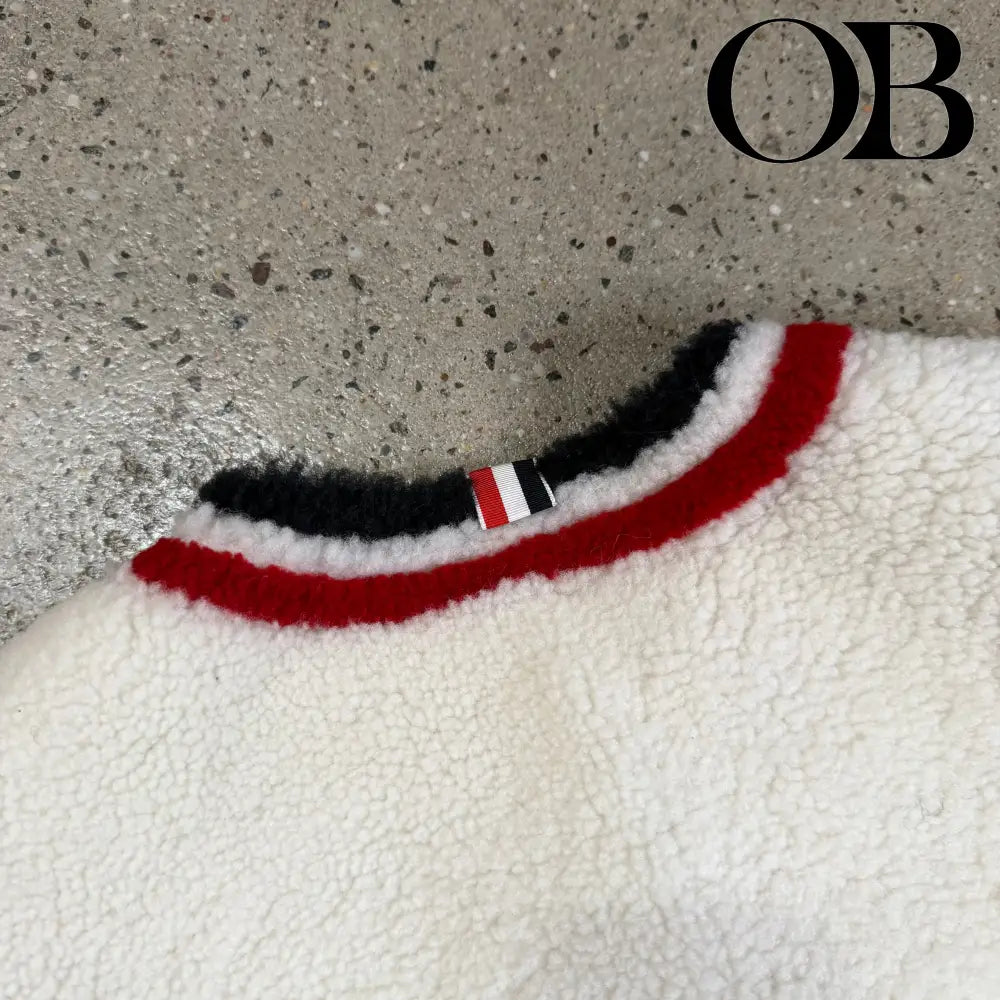 Thom Browne Shearling Cropped Jacket 42 outerwear